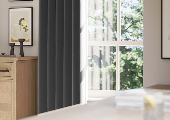 Luxe Velvet, Charcoal - Made to Measure Curtains - Image 5